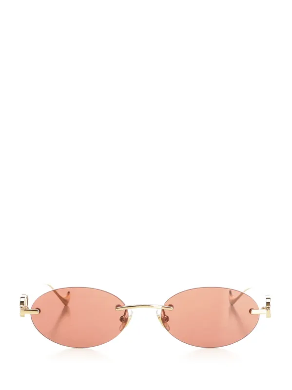 Geometric Metal Glasses Red made by Valentino Garavani