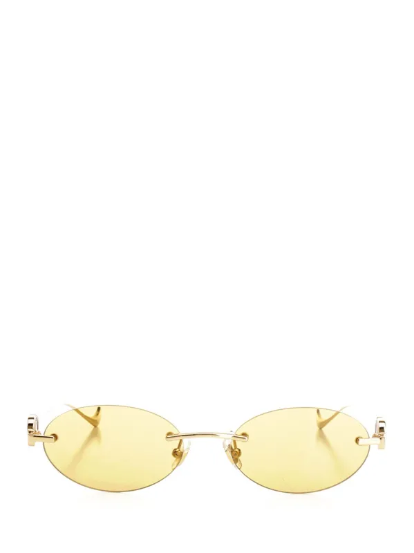 Geometric Metal Glasses Gold made by Valentino Garavani