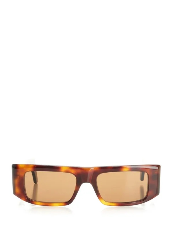 Rectangular Acetate Glasses Brown made by Valentino Garavani
