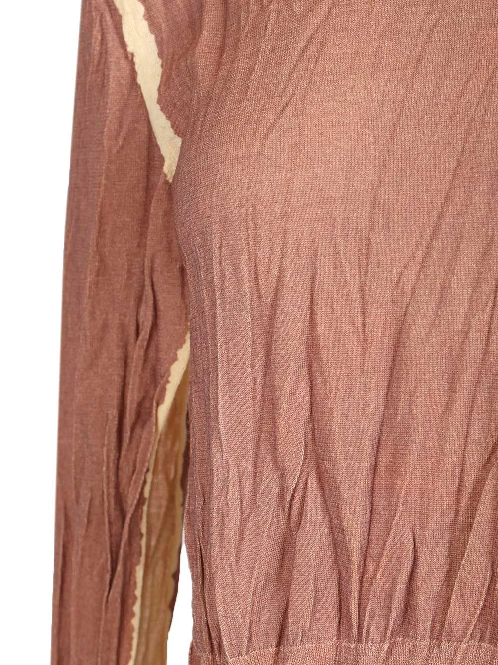 Crumpled V-Neck Sweater Knitwear Rose sold by Wanan Luxury product image thumbnail 4