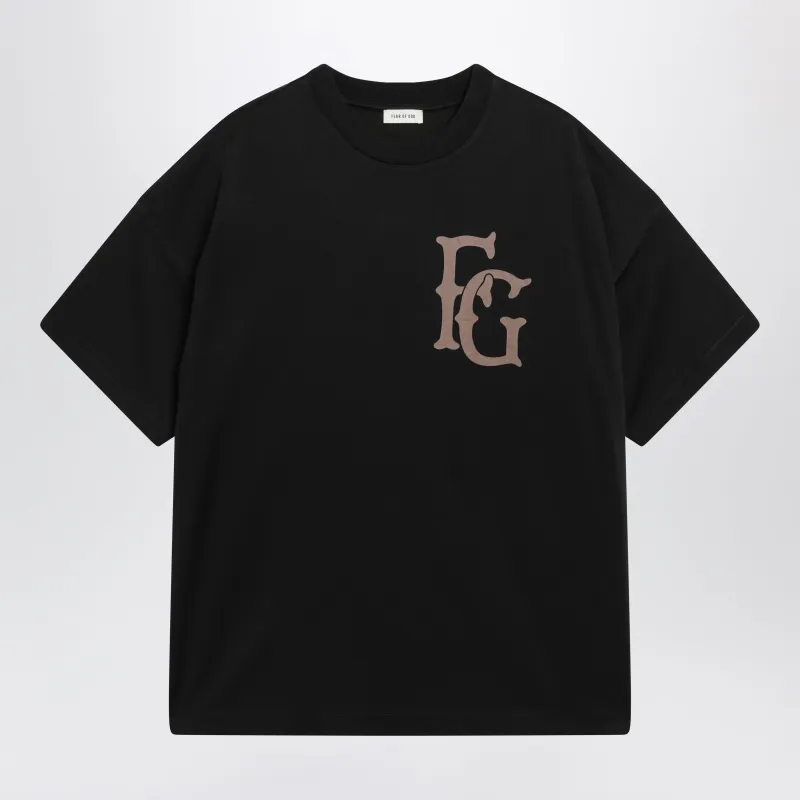 T-Shirt 43 In Cotton And Rayon Jersey In Black made by Fear of God