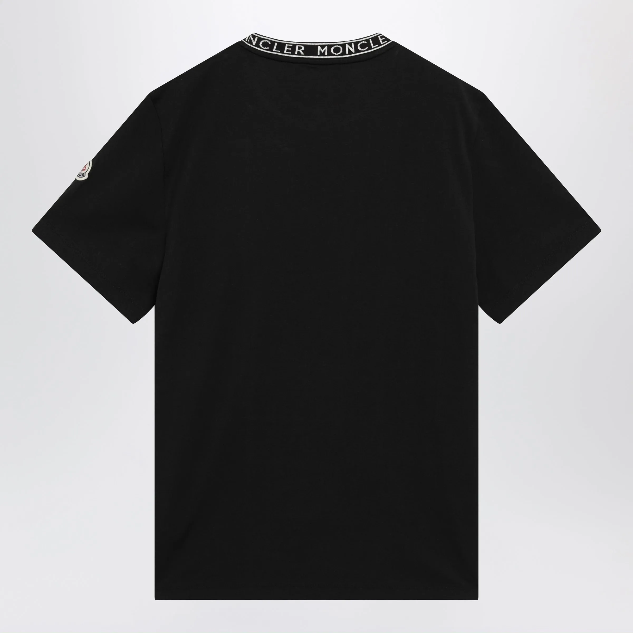 Black Crewneck T-Shirt With Logo sold by Wanan Luxury product image thumbnail 2