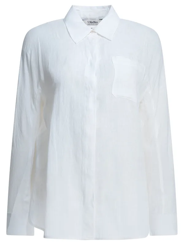 Casual Linen Shirt Shirts White made by Wanan Luxury