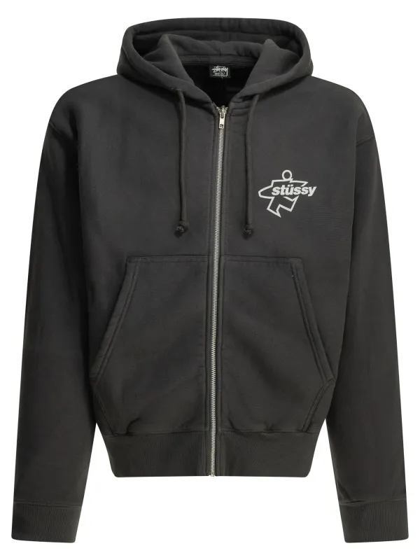 Sweatshirts Black made by Stussy