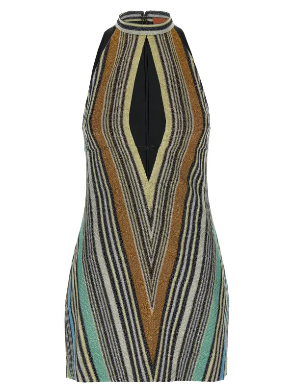Lamé Viscose Dress Dresses Multicolor made by Missoni