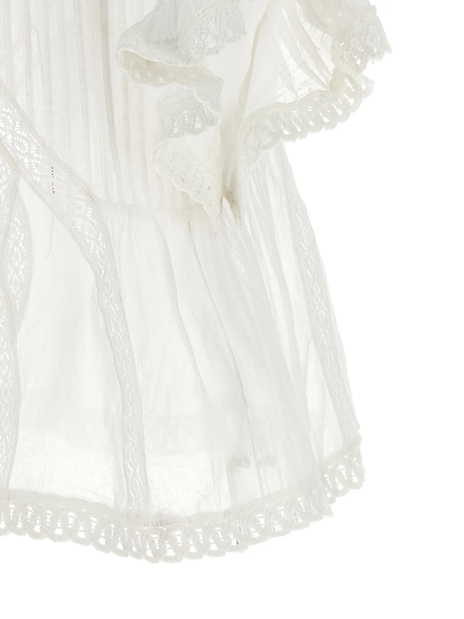 Openwork Detail Blouse Shirt And Blouse White sold by Wanan Luxury product image thumbnail 4