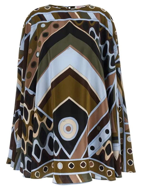 Short Kaftan Dresses Multicolor made by Emilio Pucci