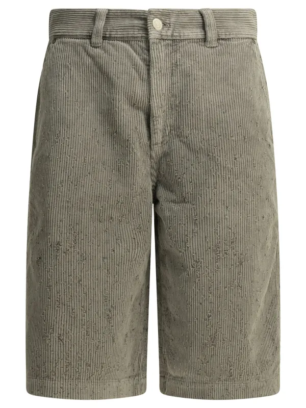 Edition Cord Shorts Grey made by mfpen
