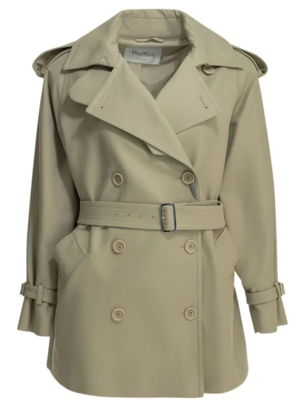 Lightweight Cotton Jacket Jackets And Coats Beige made by MaxMara