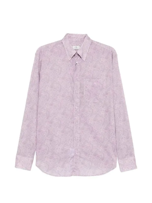 Camicia Con Bottoni E Stampa Paisley made by Etro