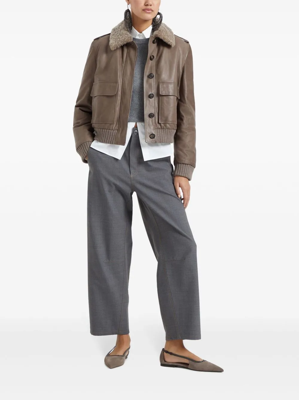 Cashmere Blend Crewneck Sweater sold by Wanan Luxury product image thumbnail 5