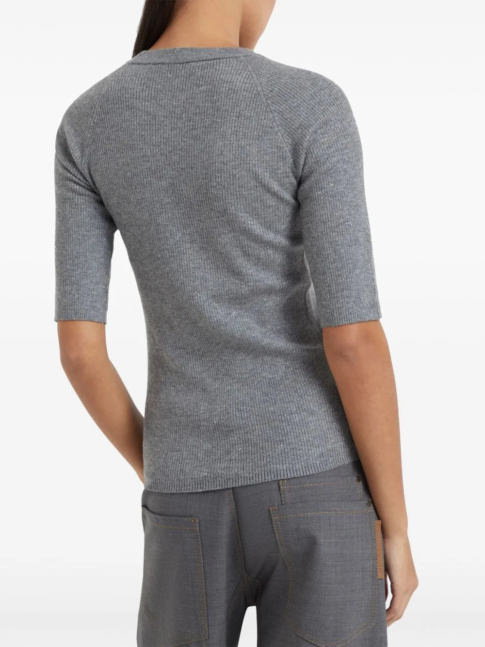 Cashmere Blend Crewneck Sweater sold by Wanan Luxury product image thumbnail 3