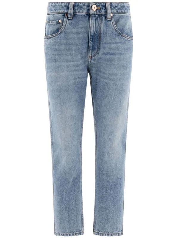 Denim Cotton Jeans made by Brunello Cucinelli