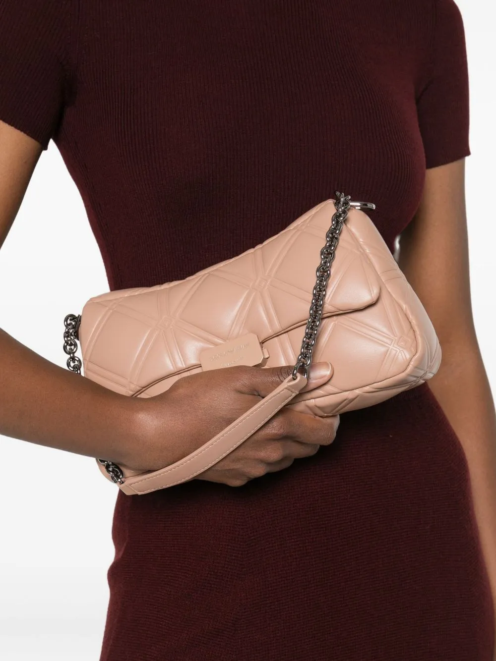 Medium Leather Shoulder Bag sold by Wanan Luxury product image thumbnail 5