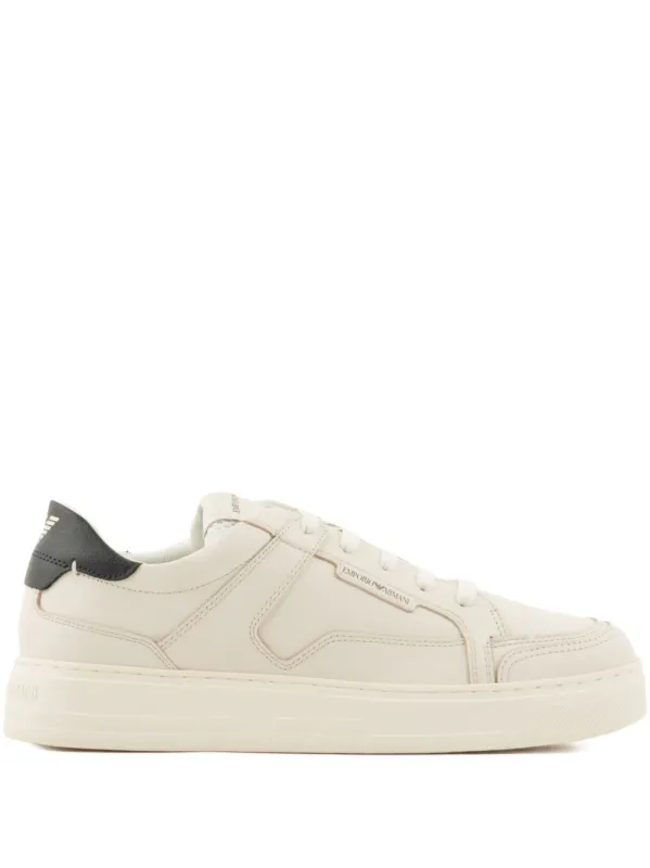 Leather Sneakers made by Emporio Armani