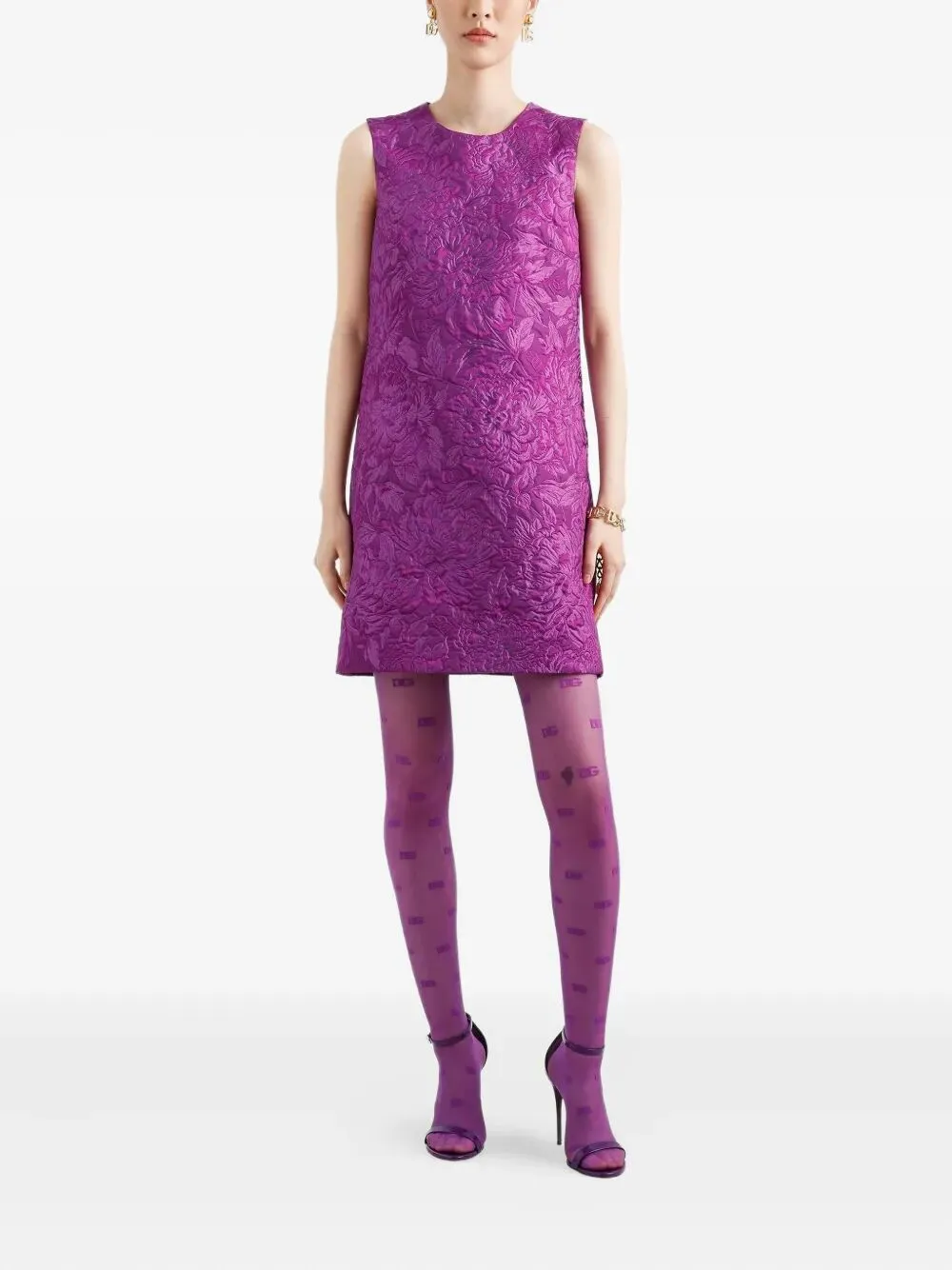 Brocade Mini Dress sold by Wanan Luxury product image thumbnail 2