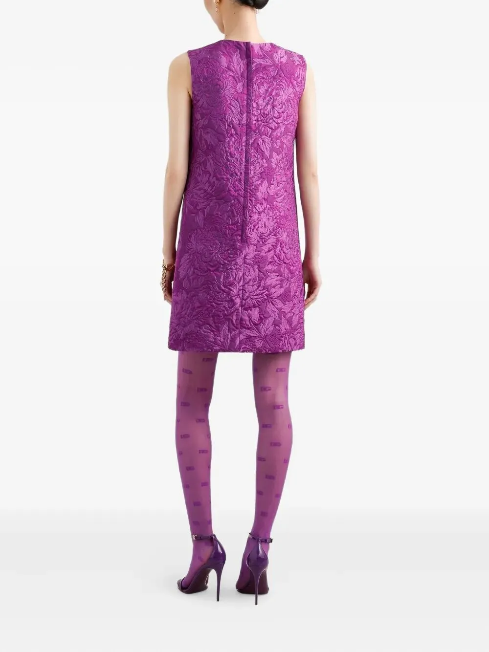 Brocade Mini Dress sold by Wanan Luxury product image thumbnail 3
