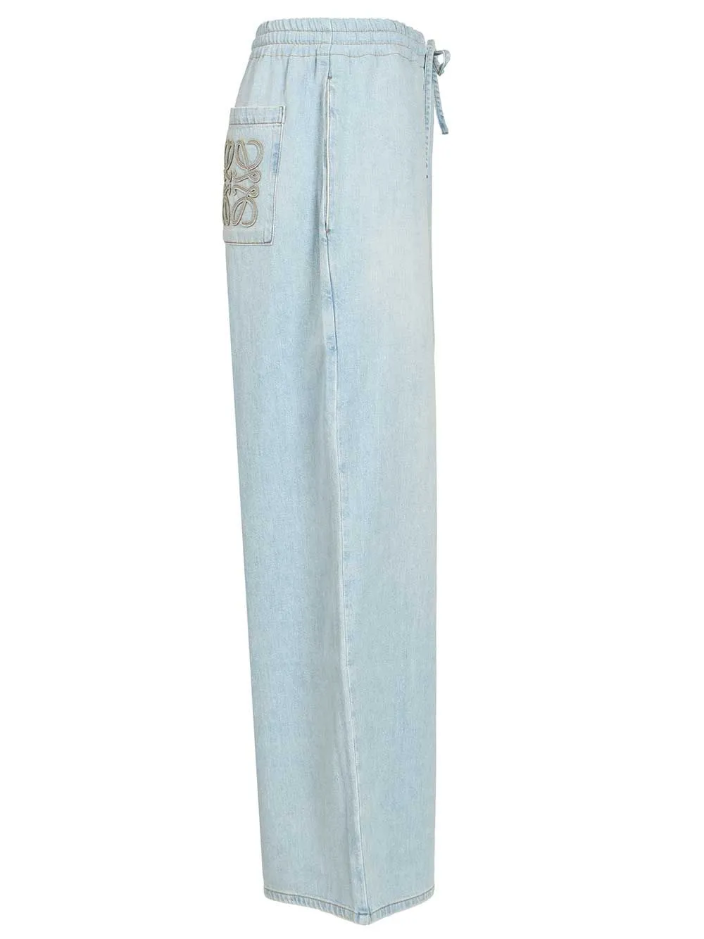 Drawstring Trousers Light Blue sold by Wanan Luxury product image thumbnail 3