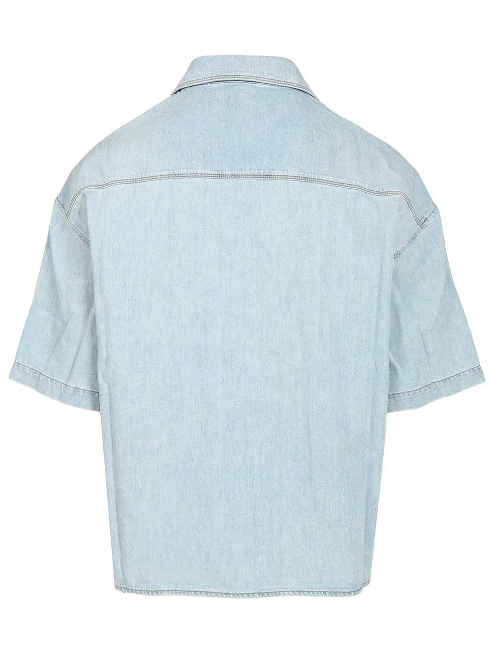 Short-Sleeved Shirt Shirts Light Blue sold by Wanan Luxury product image thumbnail 2