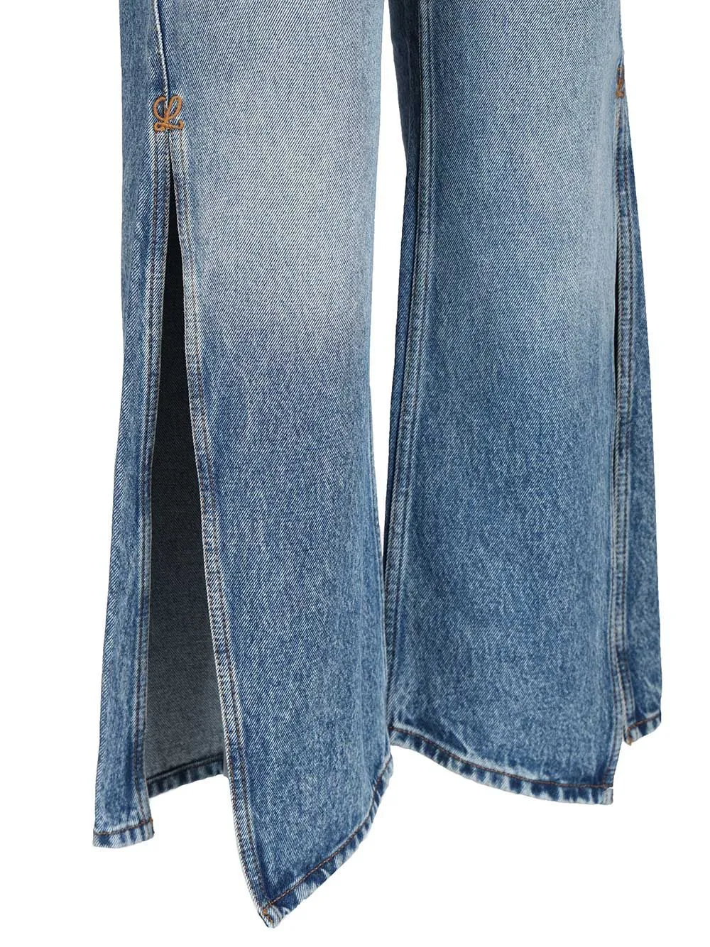 Slit Trousers Jeans Blue sold by Wanan Luxury product image thumbnail 5