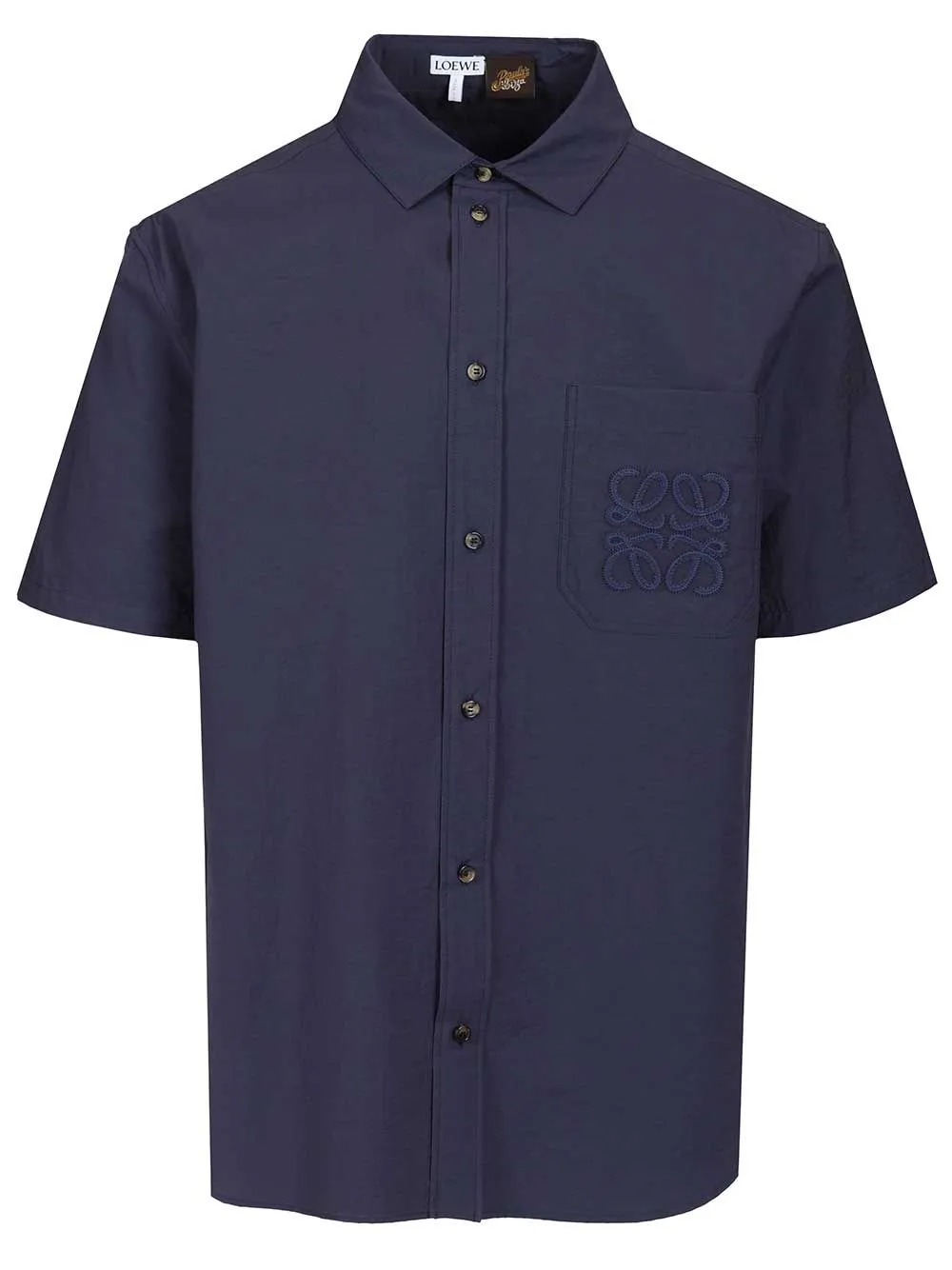Short-Sleeved Shirt Shirts Blue sold by Wanan Luxury