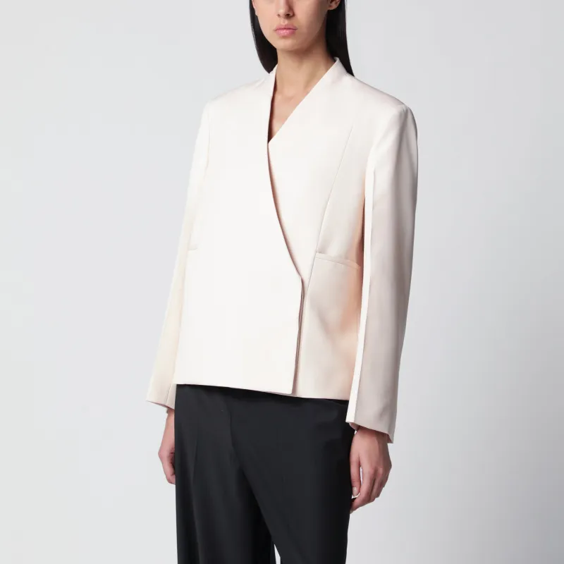 Wool Blazer In Toile made by Jil Sander