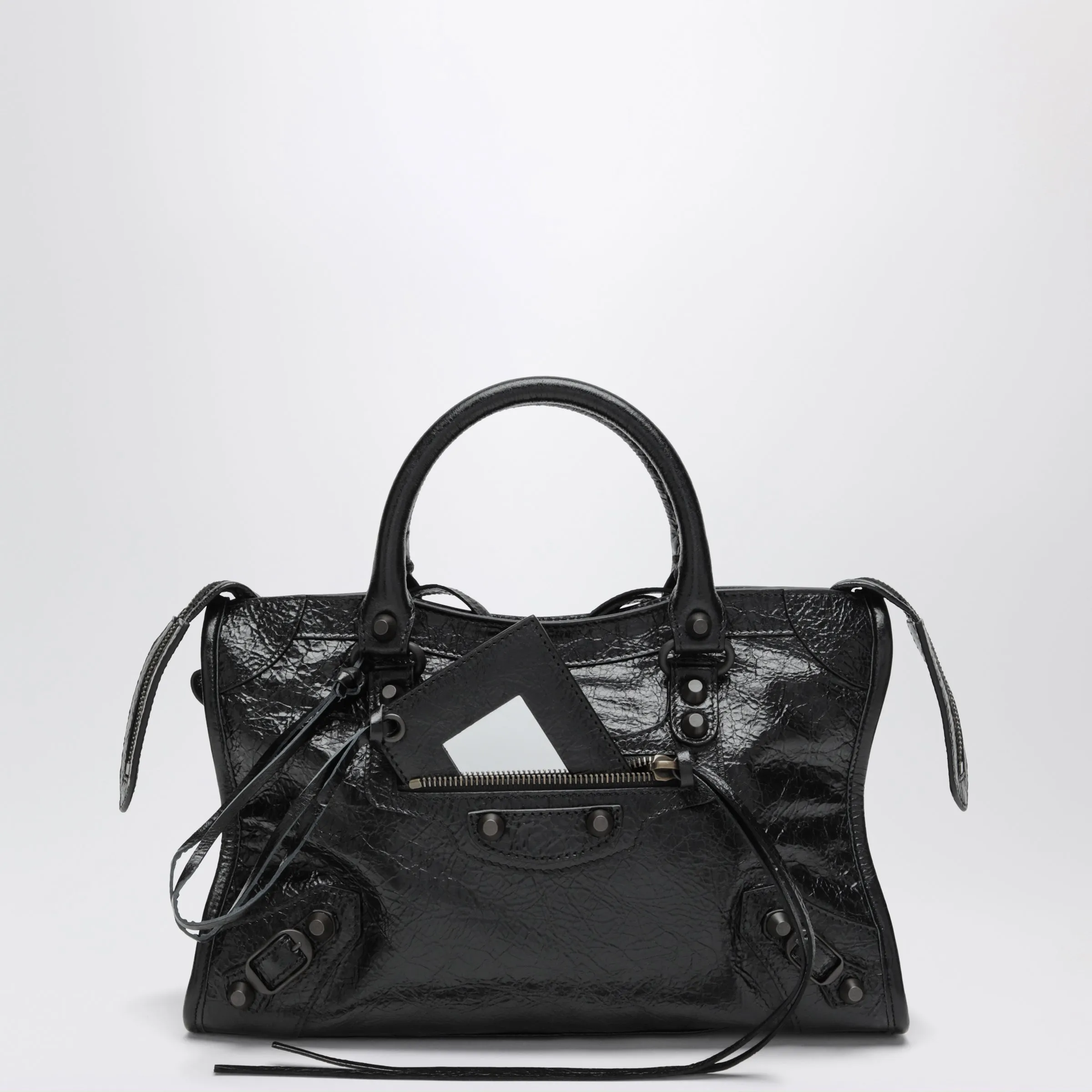 Small Le City Handbag In Arena Lambskin Black sold by Wanan Luxury