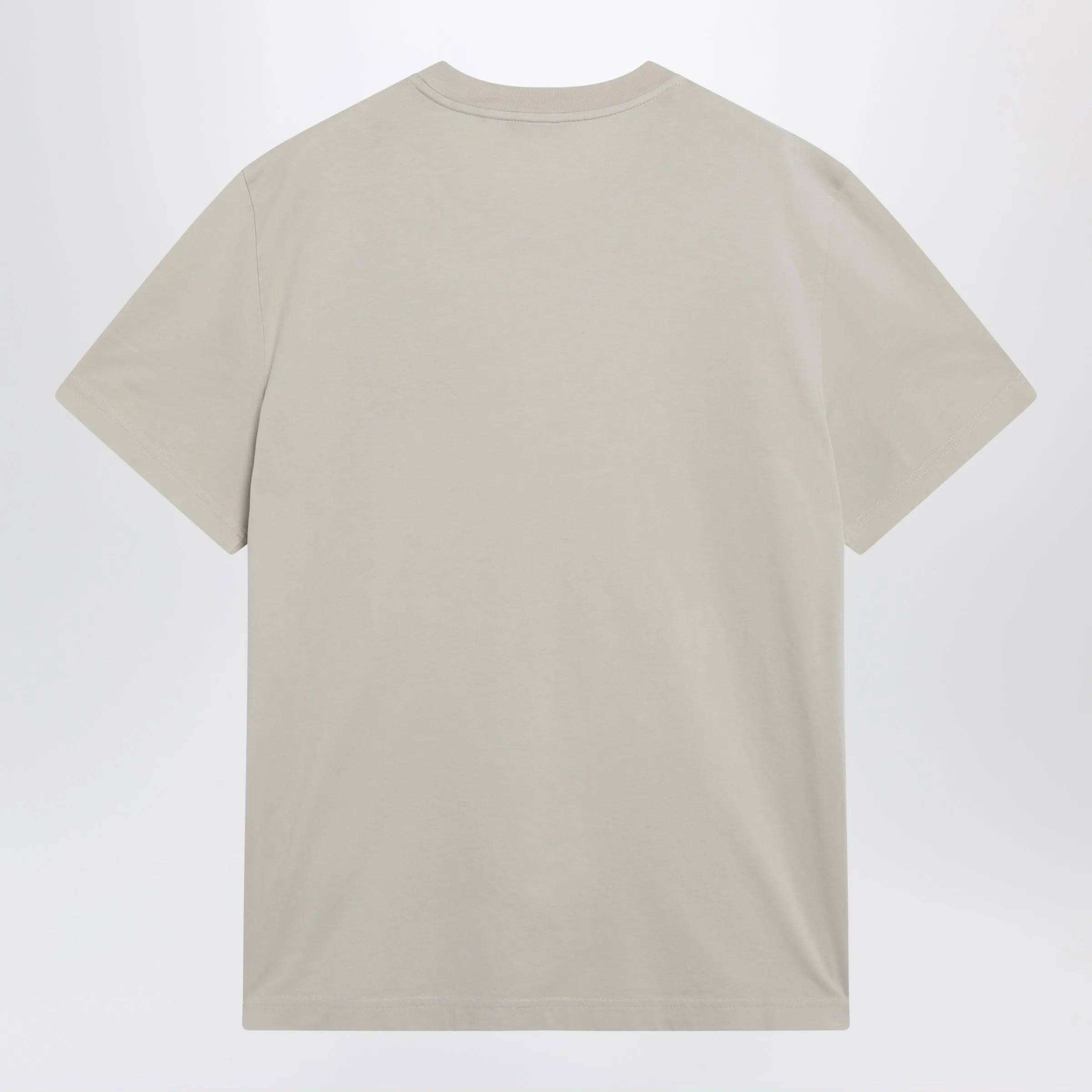 Light Beige Crewneck T-Shirt With Logo sold by Wanan Luxury product image thumbnail 2