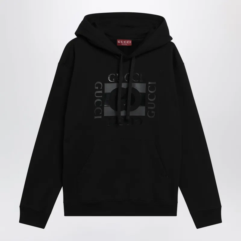 White Cotton Sweatshirt With Logo Print made by Gucci