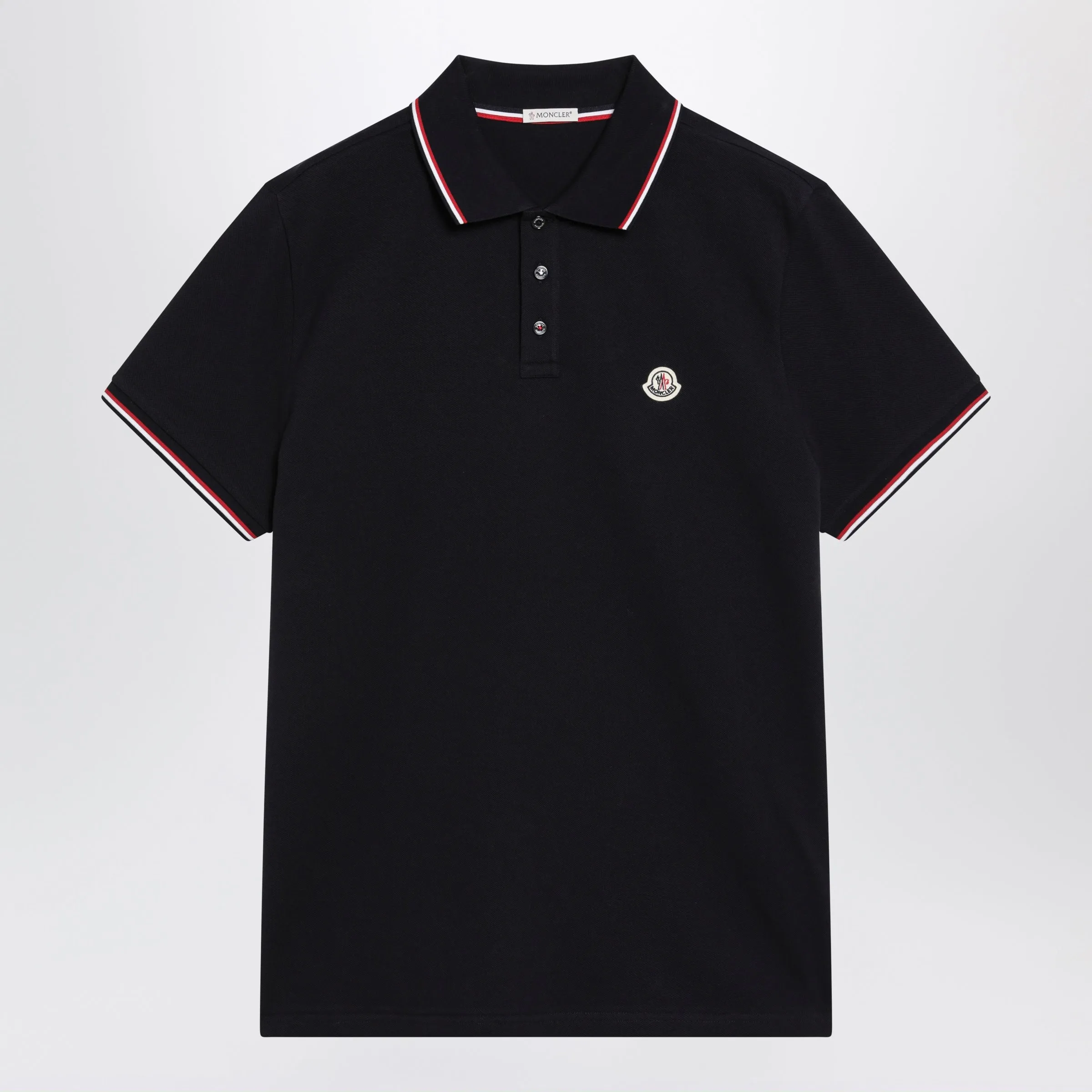 Navy Blue Short-Sleeve Polo Shirt sold by Wanan Luxury