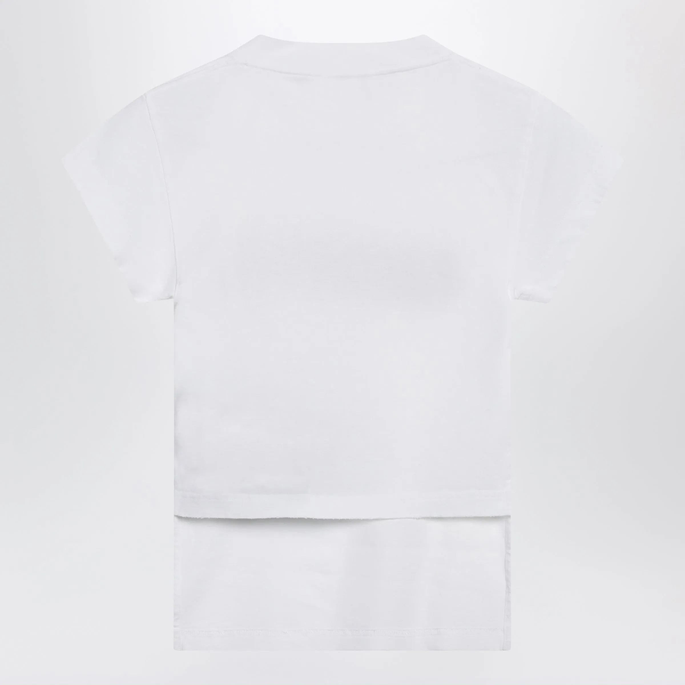 Messy Spray T-Shirt With Cut-Out Back In White Cotton sold by Wanan Luxury product image thumbnail 2