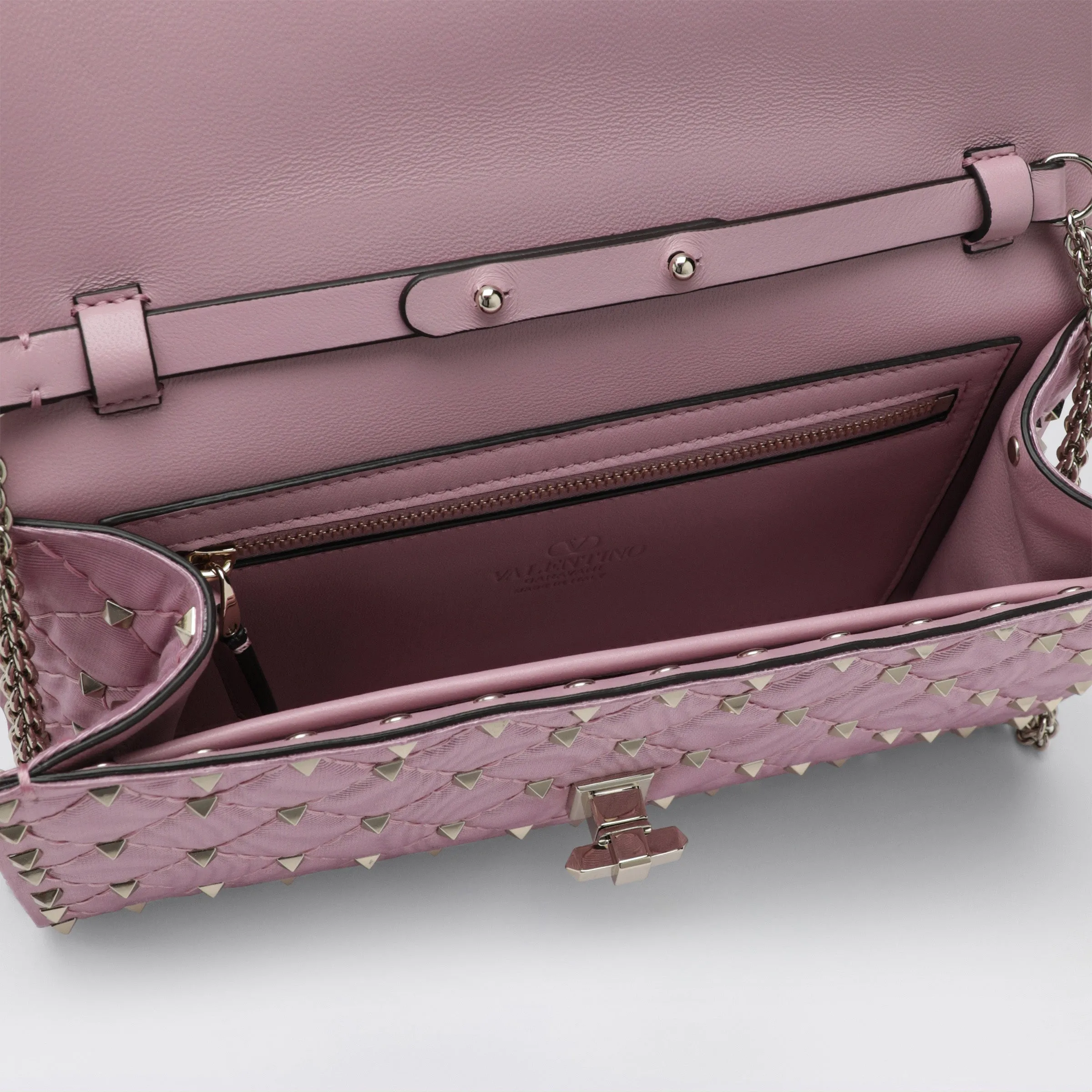 Pink Rockstud Spike Crossbody Bag sold by Wanan Luxury product image thumbnail 3