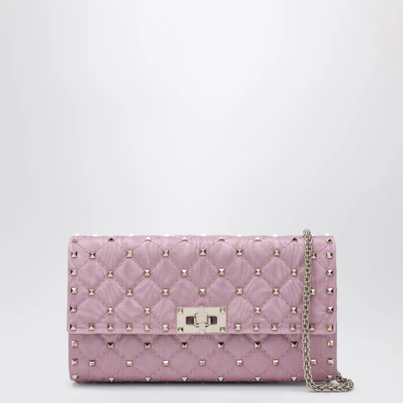 Pink Rockstud Spike Crossbody Bag made by Valentino Garavani