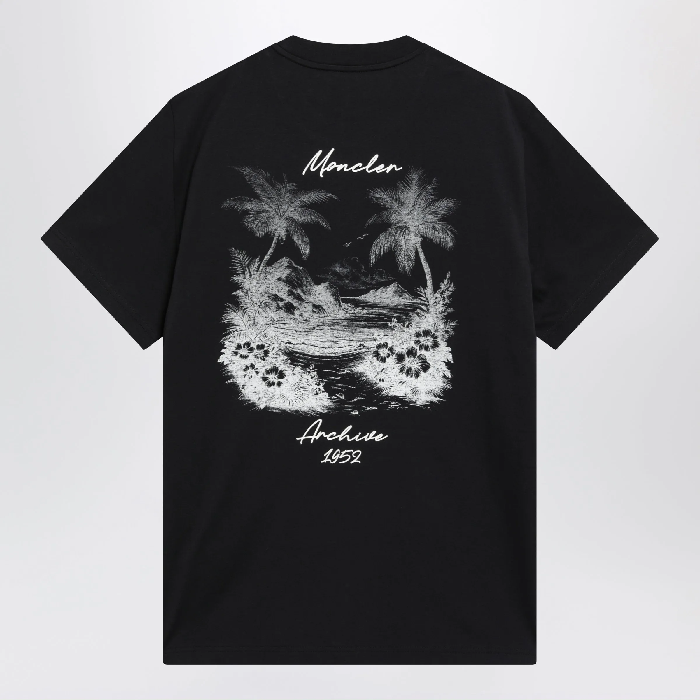 Navy Blue T-Shirt With Logo Print sold by Wanan Luxury product image thumbnail 2