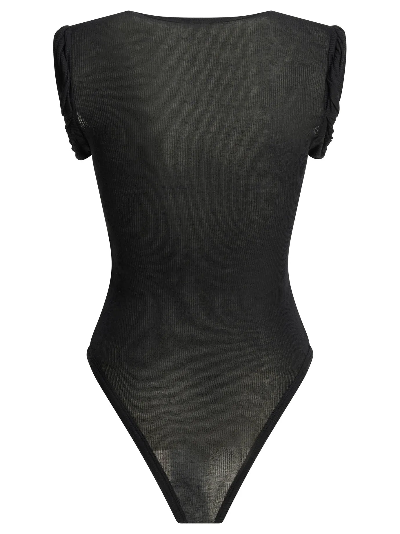 Cashmere Blend Bodysuit Tops Black sold by Wanan Luxury product image thumbnail 2