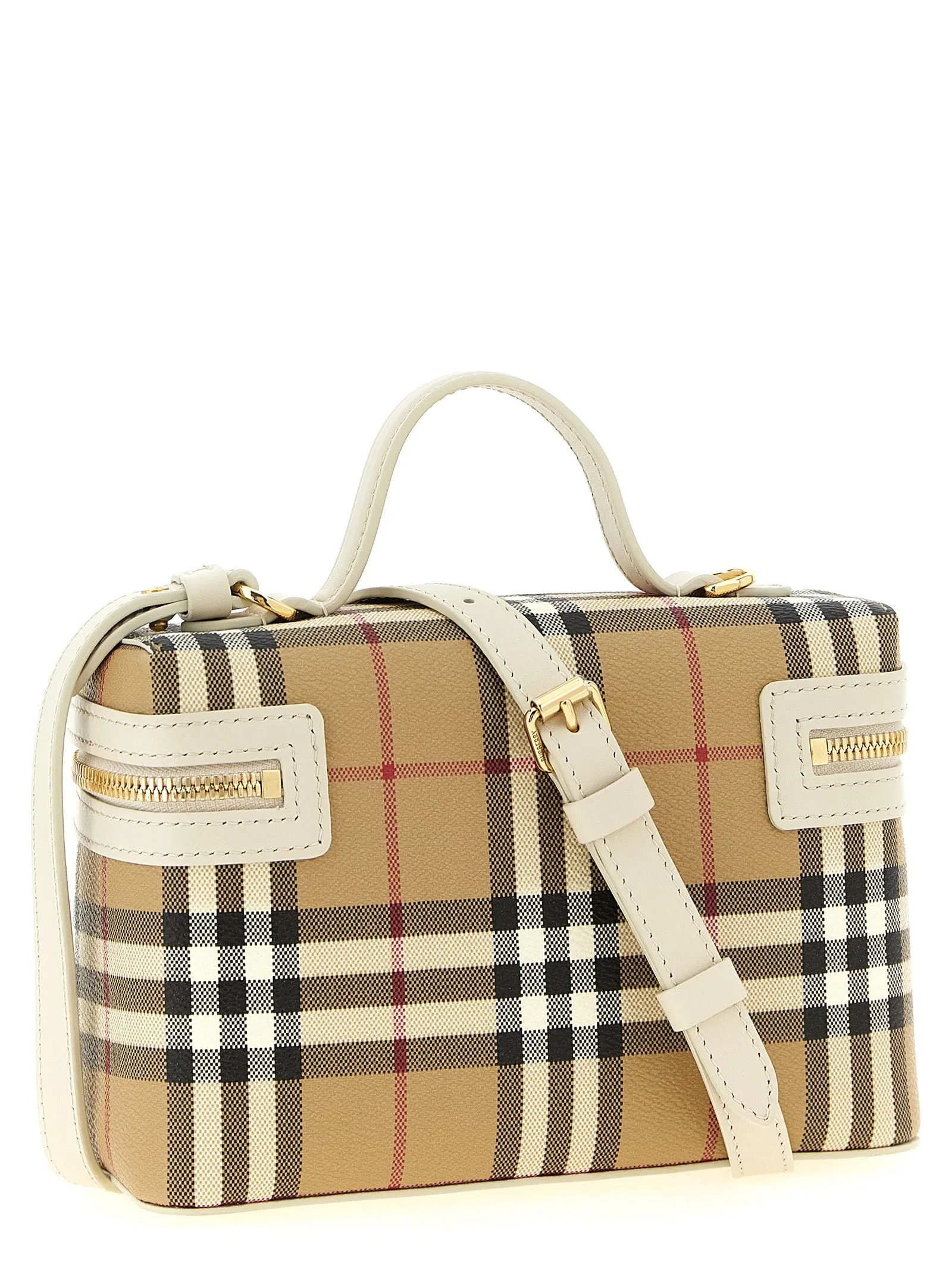 Vanity Check Hand Bags Beige sold by Wanan Luxury product image thumbnail 2