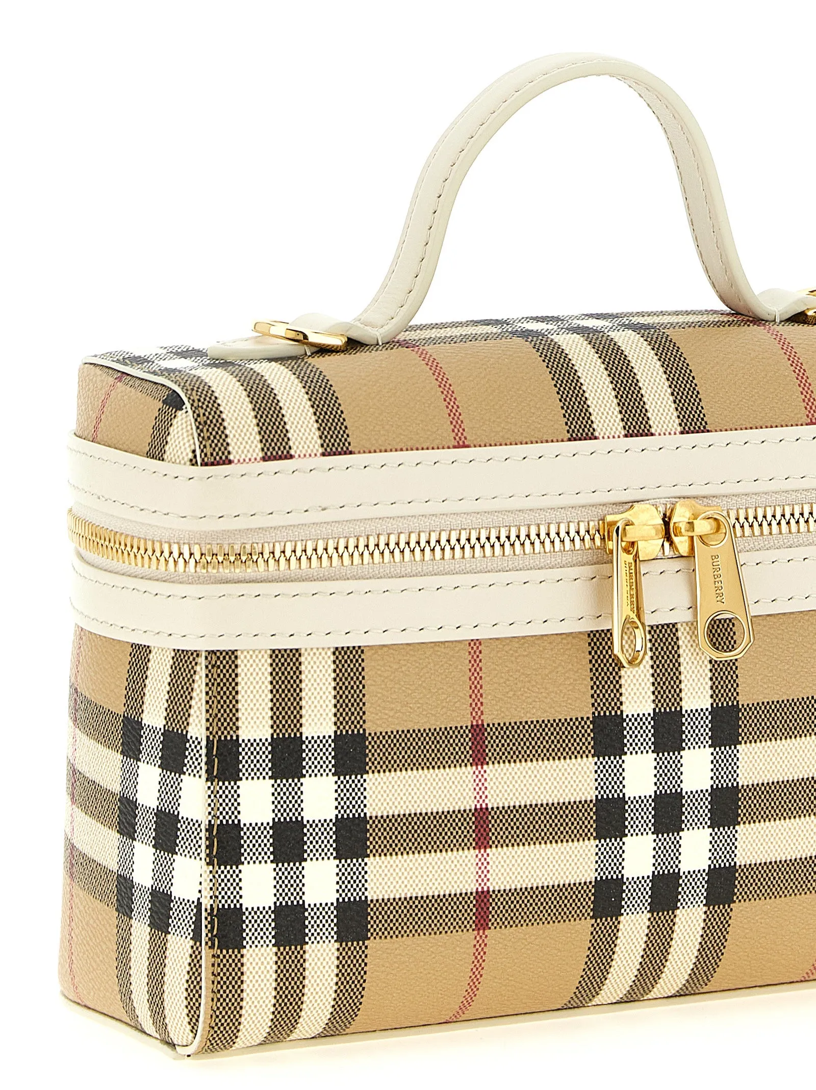 Vanity Check Hand Bags Beige sold by Wanan Luxury product image thumbnail 3