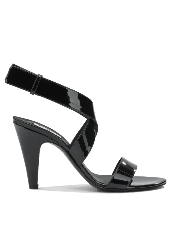 Cone 110 Mm Sandals Black made by Alaia