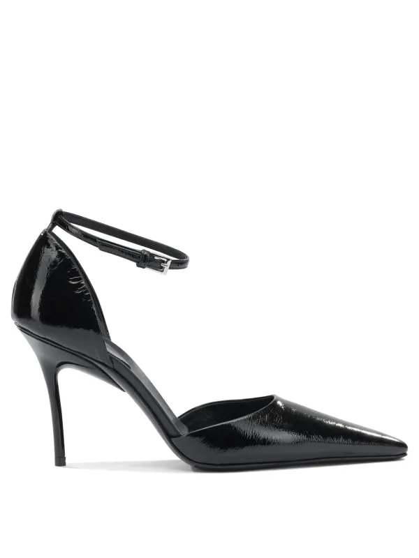 Drop 90mm Heeled Shoes Black made by Alaia