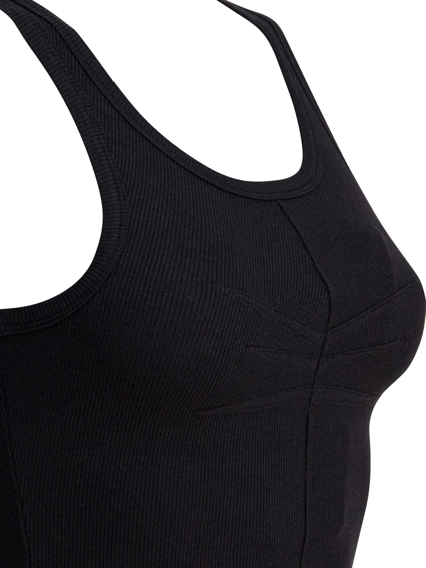 Cotton Tank Top Tops Black sold by Wanan Luxury product image thumbnail 3