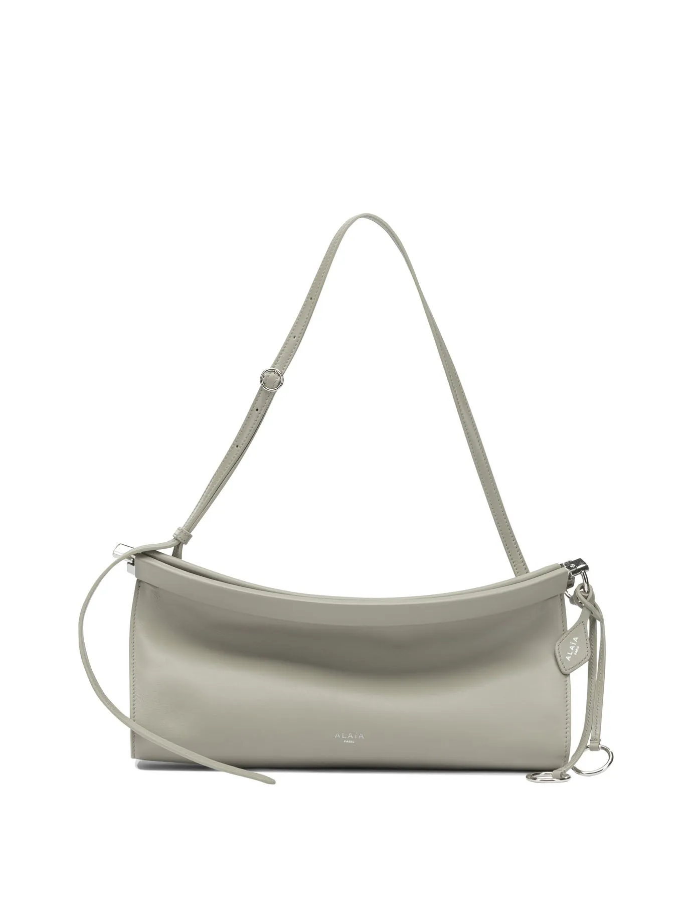 Le Click East West Shoulder Bags Grey sold by Wanan Luxury