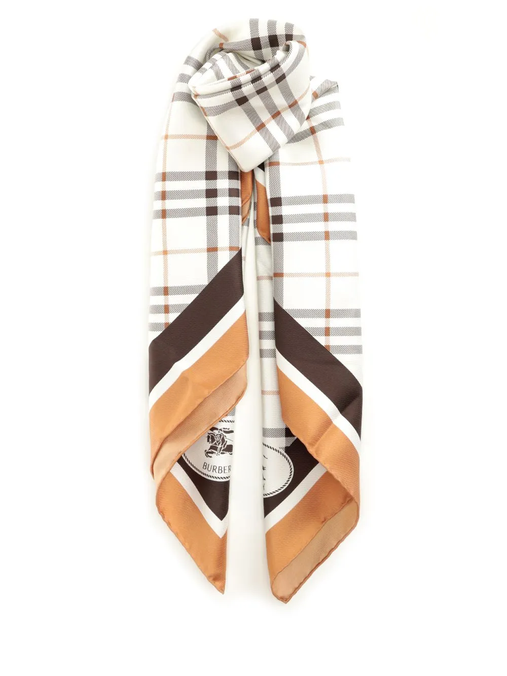 Check Scarf Scarves And Foulards Beige sold by Wanan Luxury