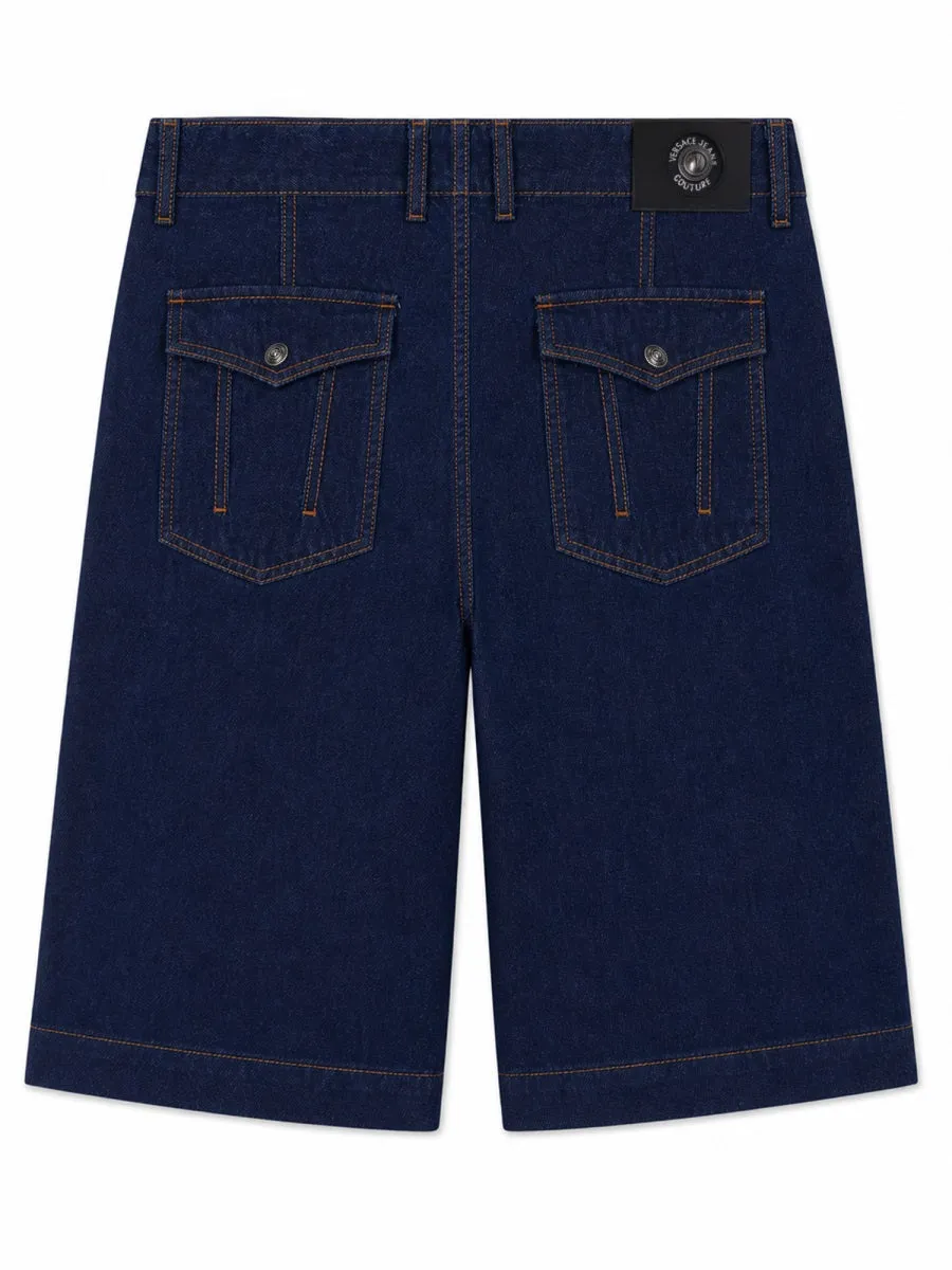 Shorts In Denim Di Cotone sold by Wanan Luxury product image thumbnail 3