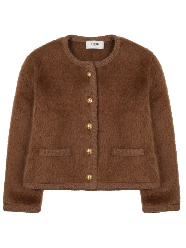 Giacca "Chasseur" In Mohair made by Celine