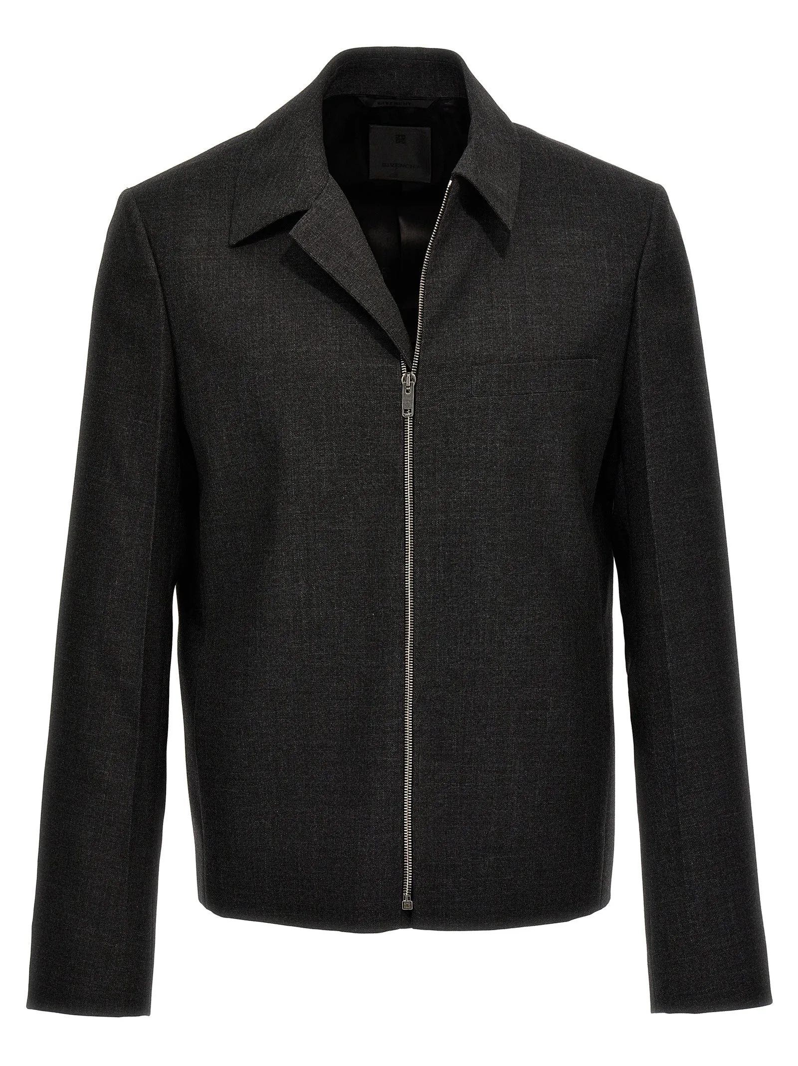 Structured Blouson Puffer Jackets Gray sold by Wanan Luxury