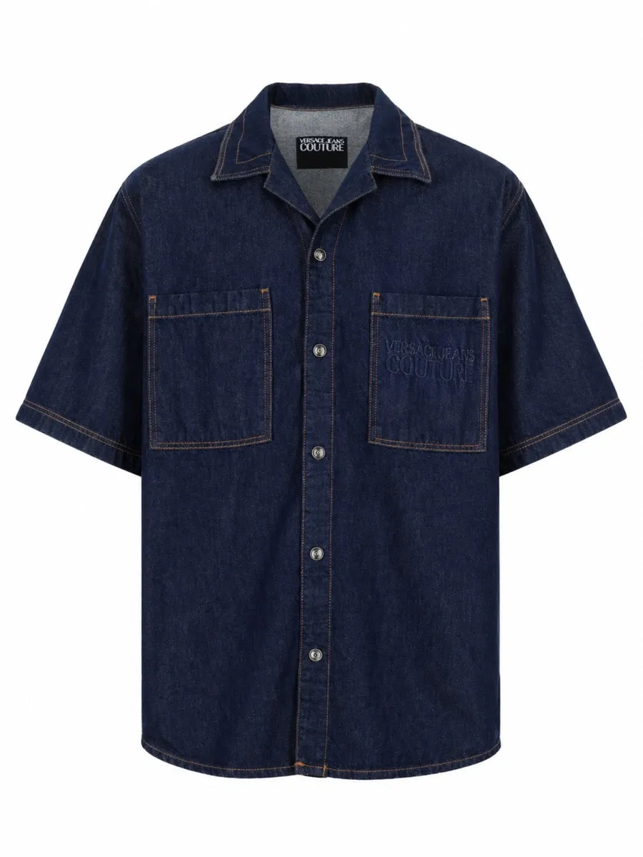 Camicia In Denim Con Logo sold by Wanan Luxury