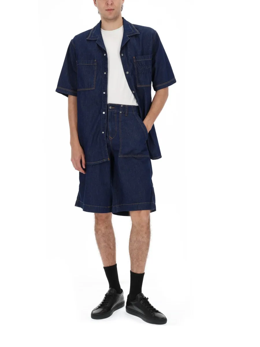 Camicia In Denim Con Logo sold by Wanan Luxury product image thumbnail 2