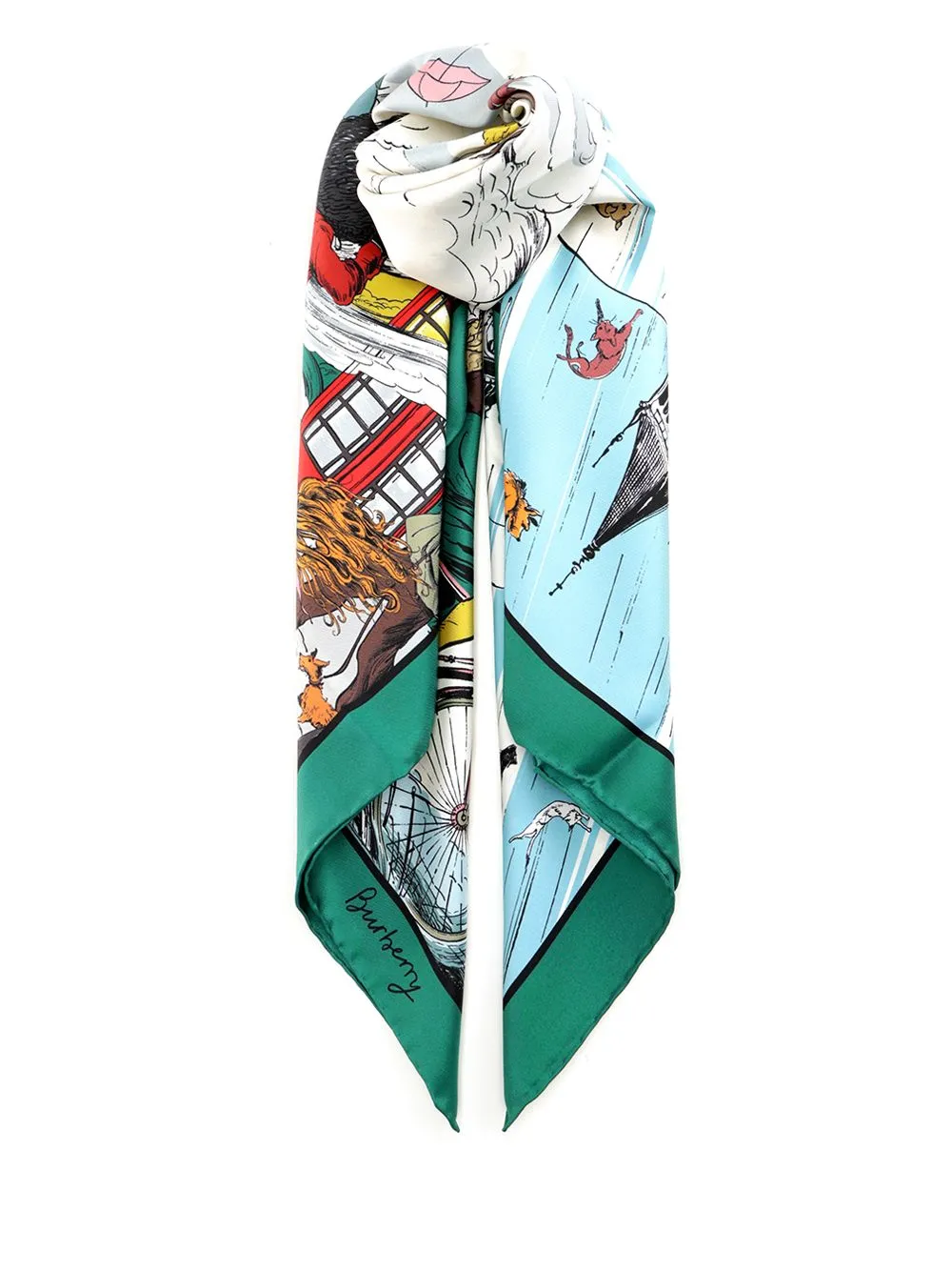 Silk Scarf Scarves And Foulards Multicolor sold by Wanan Luxury