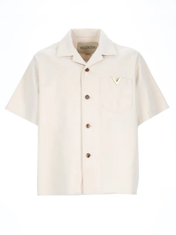 Camicia Con Dettaglio "Vgold" made by Valentino Garavani