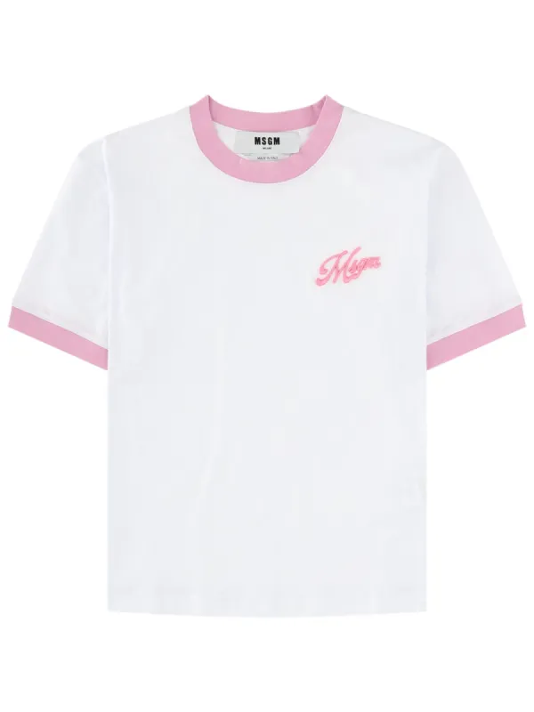 T-Shirt Con Logo made by MSGM